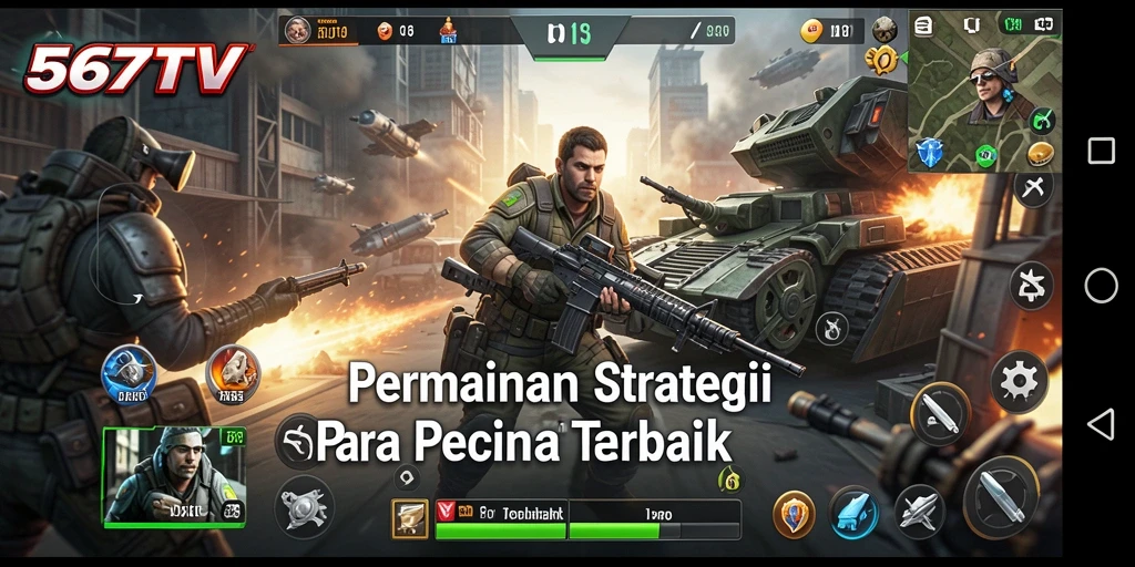 Tampilan menakjubkan dari gameplay strategi 567TV yang penuh taktik.