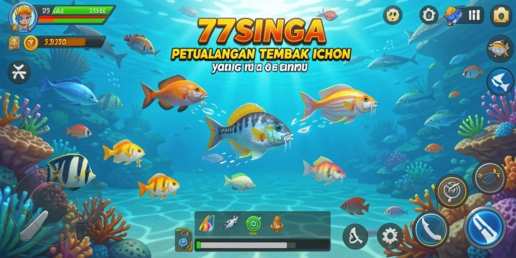 Gameplay menarik Tembak Ikan di 77SINGA.