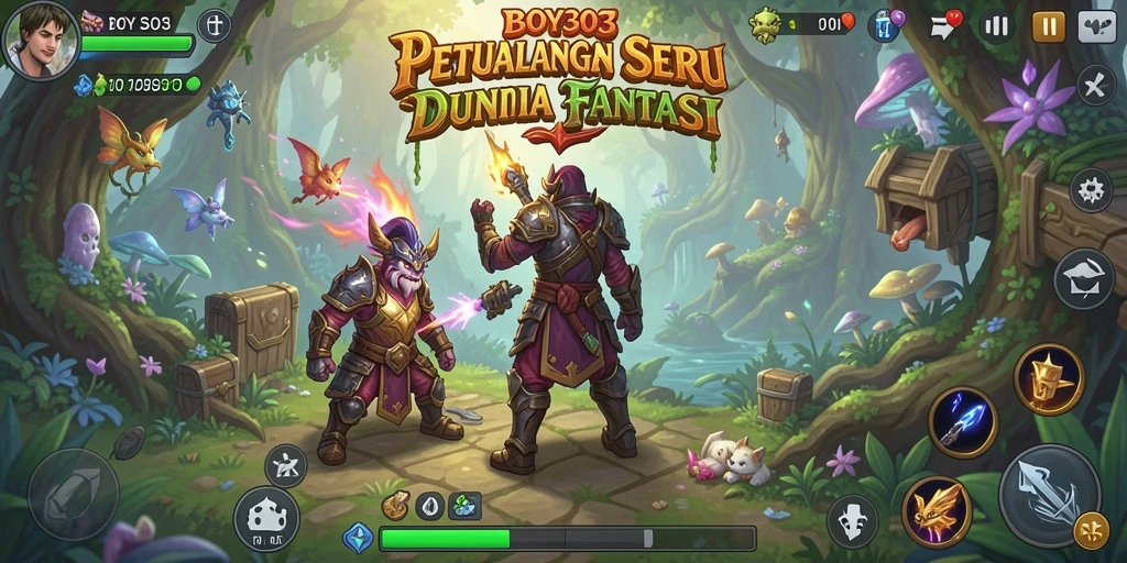 Tampilan gameplay BOY303 yang menakjubkan di dunia petualangan.