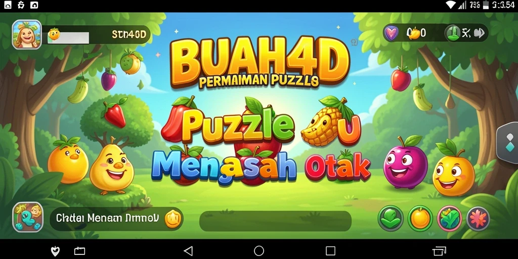 Tampilan gameplay BUAH4D yang menarik dan penuh warna.