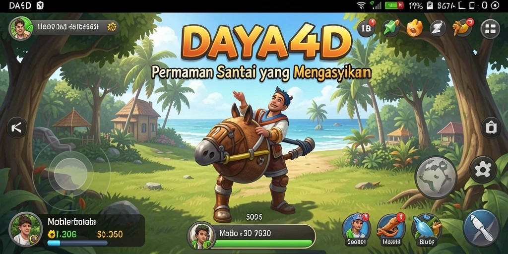 Tampilan gameplay seru dari game Casual yang menghibur.