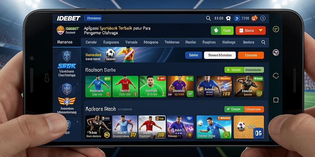 Tampilan gameplay IDEBET yang interaktif dan dinamis.