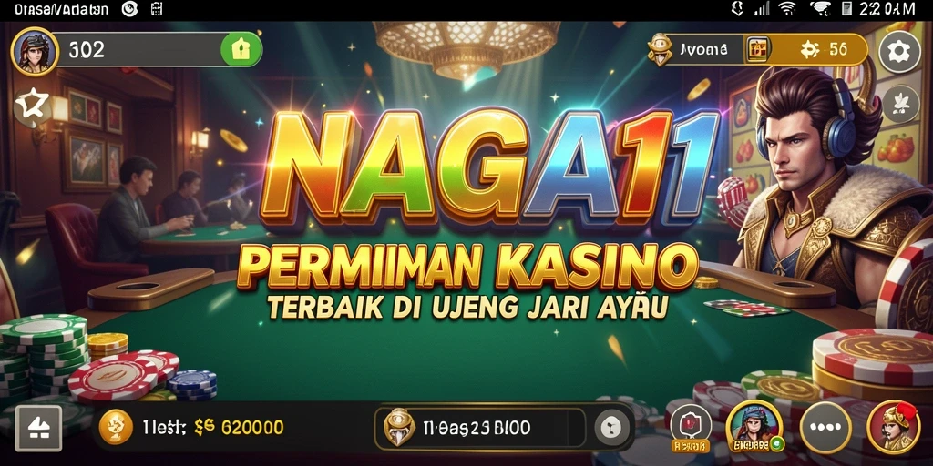 Gameplay menarik dan mendebarkan di NAGA11 aplikasi Kasino.