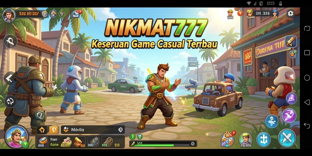 Gameplay seru NIKMAT777 dengan grafis menarik dan interaksi pemain.