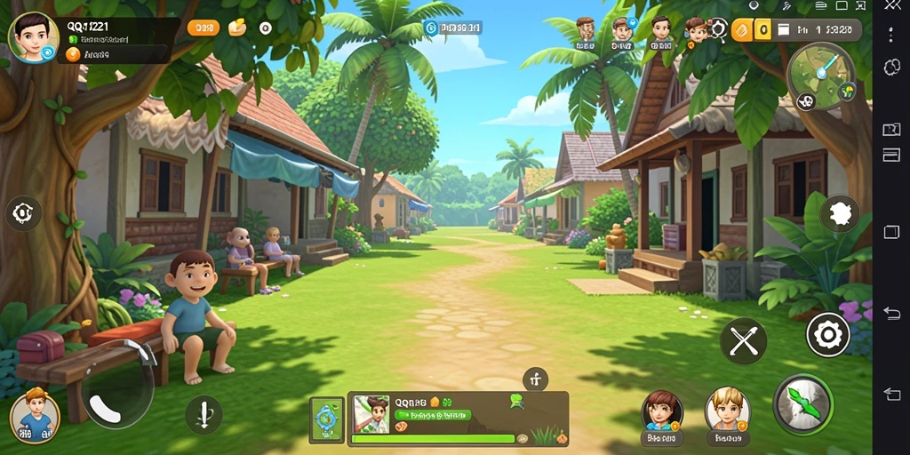 Tampilan gameplay QQ1221 yang seru dan menghibur.