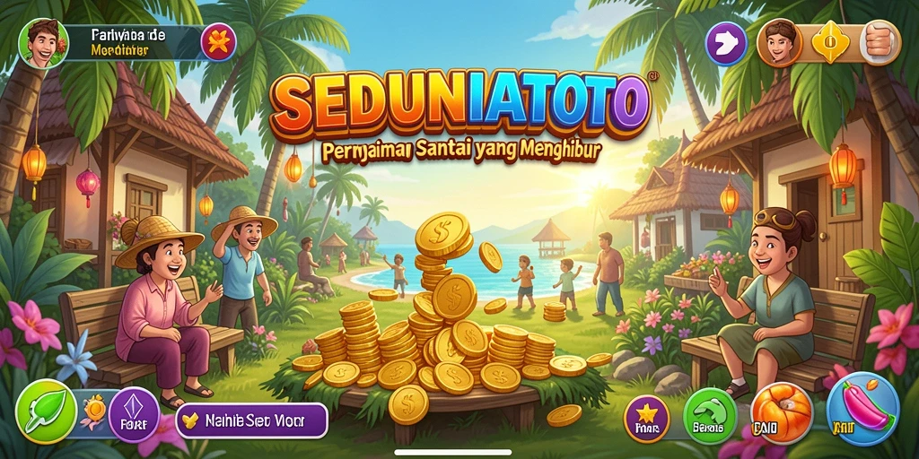 Tampilan gameplay SEDUNIATOTO yang seru dan interaktif.