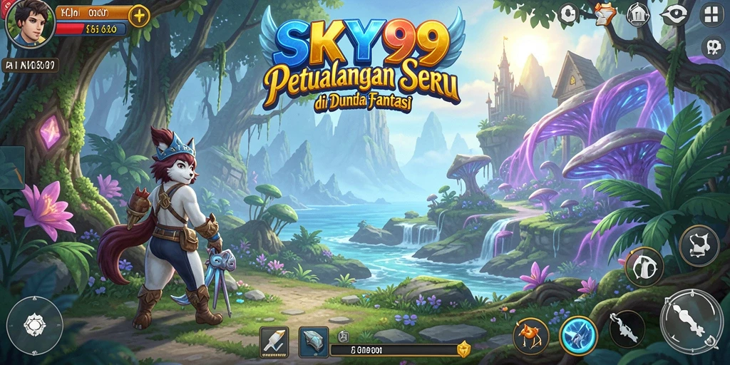 Gambaran gameplay seru di dunia petualangan SKY99.