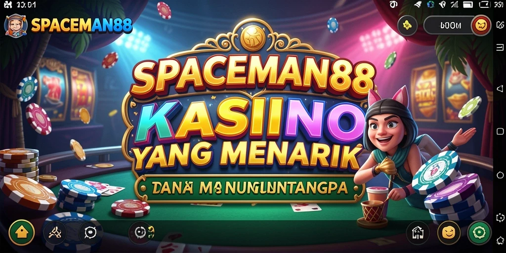 Tampilan gameplay SPACEMAN88 yang menarik dan interaktif.