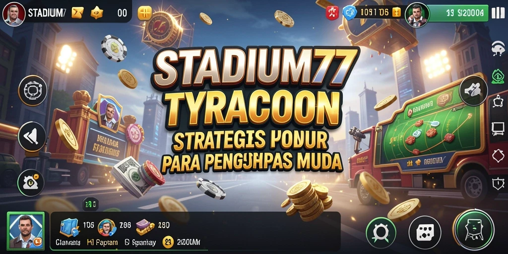 Tampilan mengenai gameplay STADIUM77 yang memukau dan strategis.