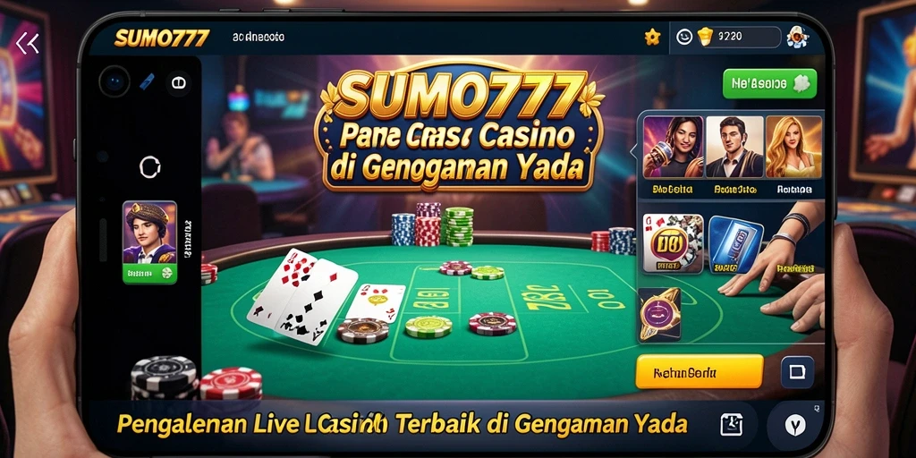 Tampilan gameplay Live Casino yang menarik di SUMO777.