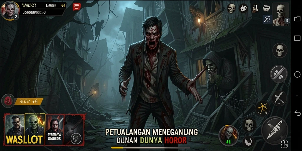 Tampilan seram dari gameplay <strong>WASLOT</strong> yang menegangkan.