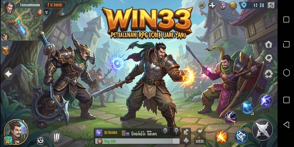 Tampilan gameplay yang mendebarkan dan menantang di WIN33.